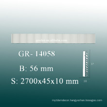 High Density Waterproof Polyurethane Foam Molding/ Baseboards Trim Styles